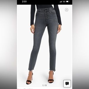 Good American Gray Skinny Jeans